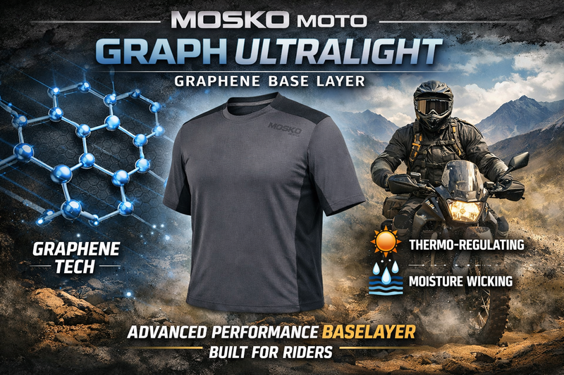 Mosko Moto Graph Ultralight Base Layer - A Technical Leap for ADV and Dual-Sport Riders