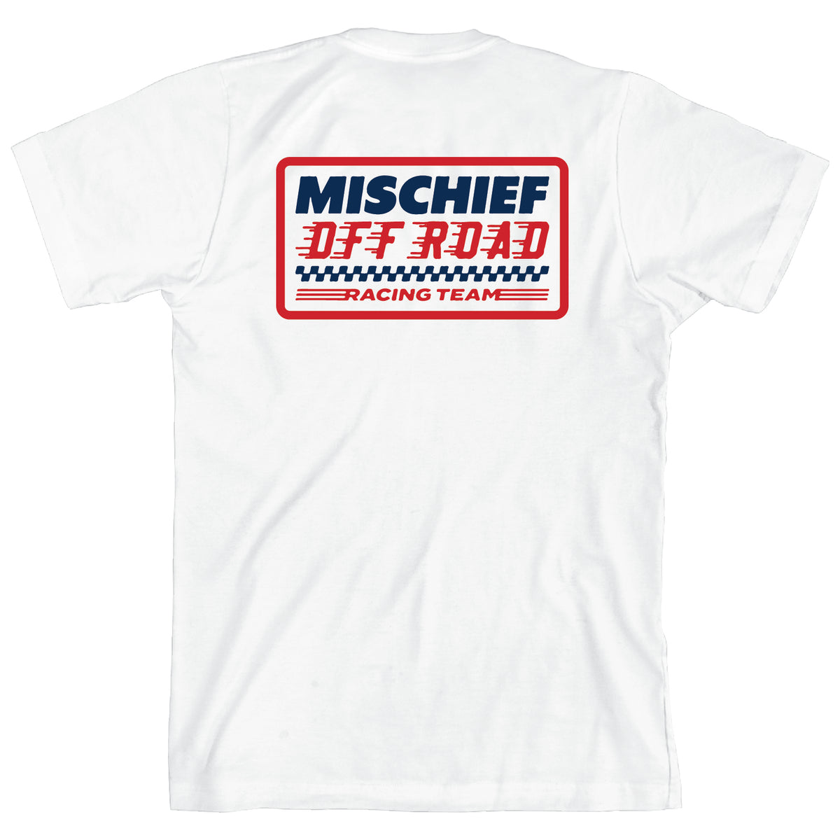 Mischief Race Badge Tee -  White