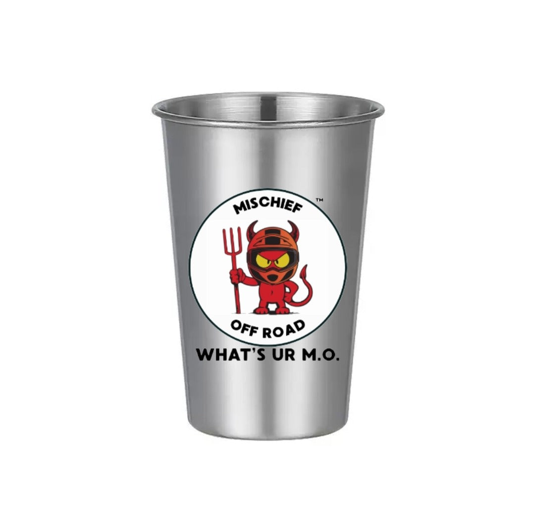 Mischief Stainless Pint Glass
