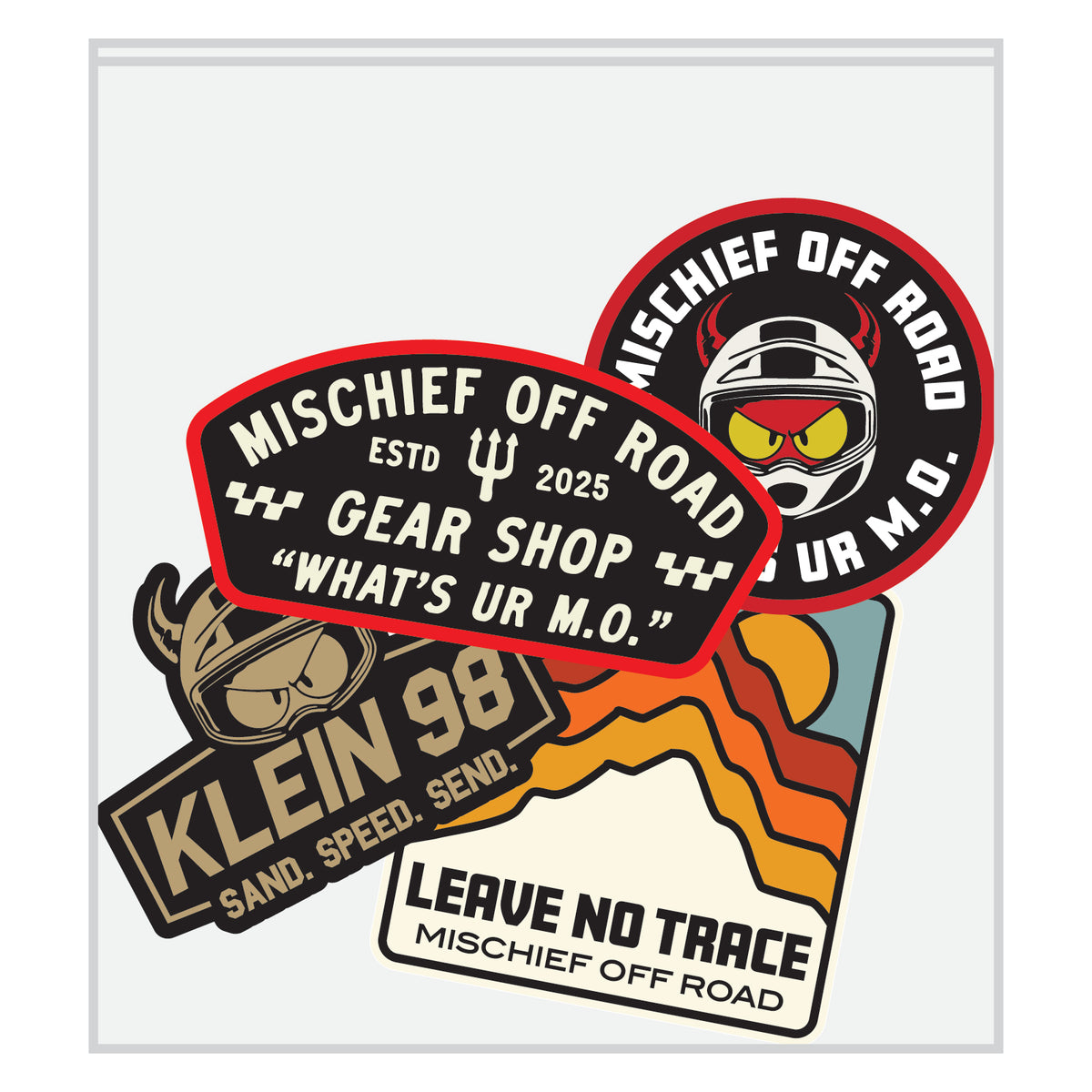 Mischief Sticker 4 Pack