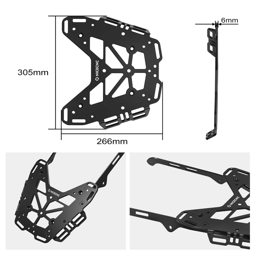 Motorcycle Rear Luggage Rack - Yamaha Tenere 700 (2019-2024)